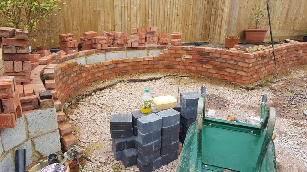 Building wall - Garden makeover set 5 picture 2