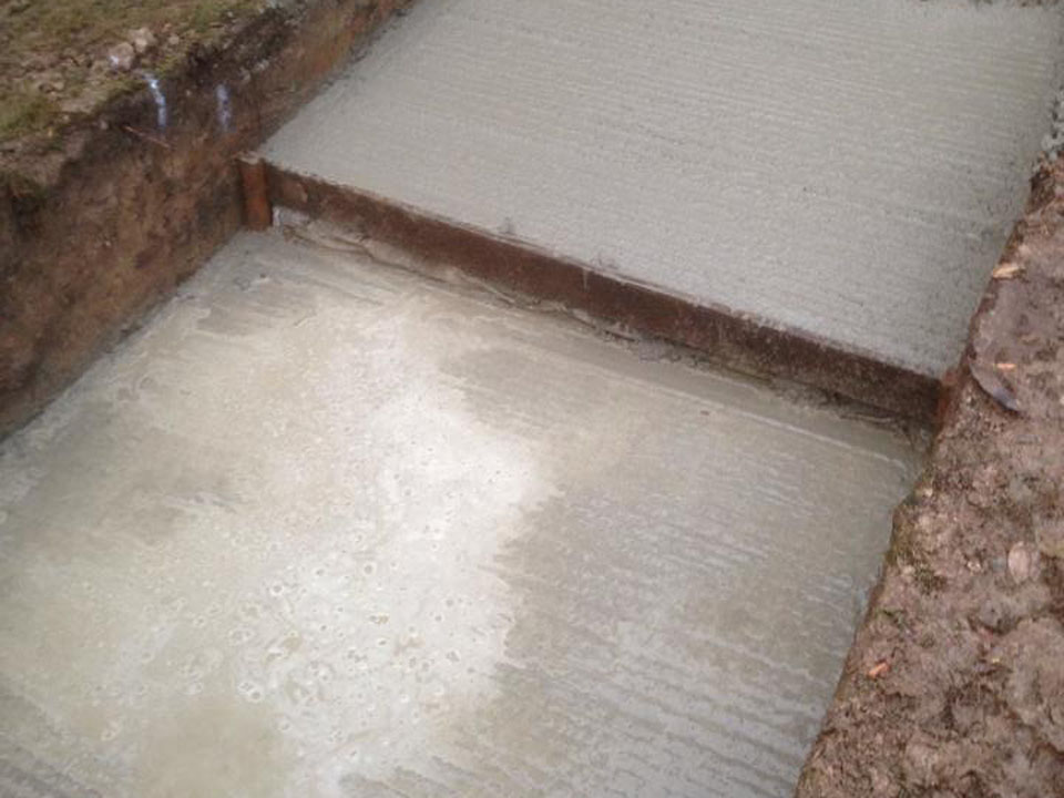 Garden design three tiered pond in build picture 4