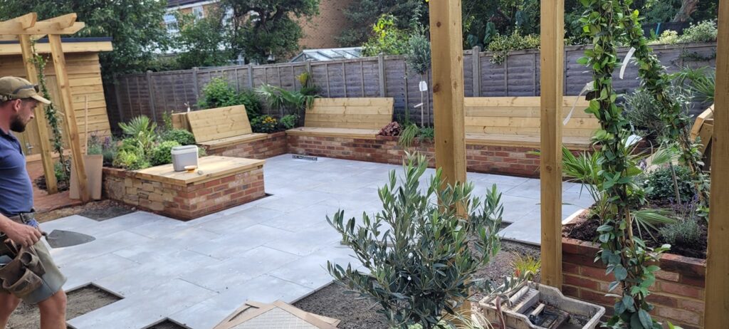 Garden makeover 1 patio 2