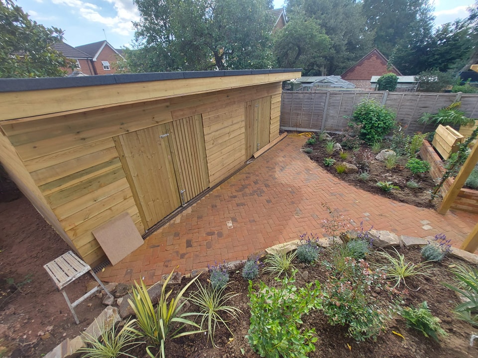 Garden makeover 1 large shed