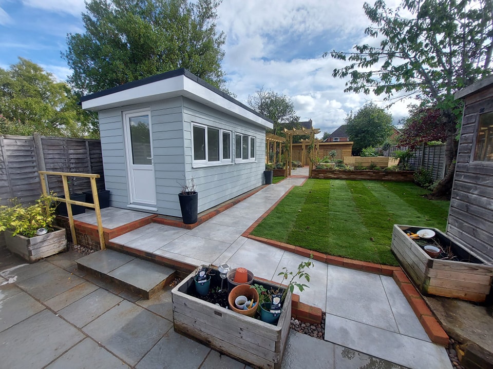 Garden makeover 1 Garden complete 1