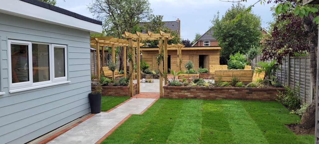 Garden makeover 1 Garden complete 2